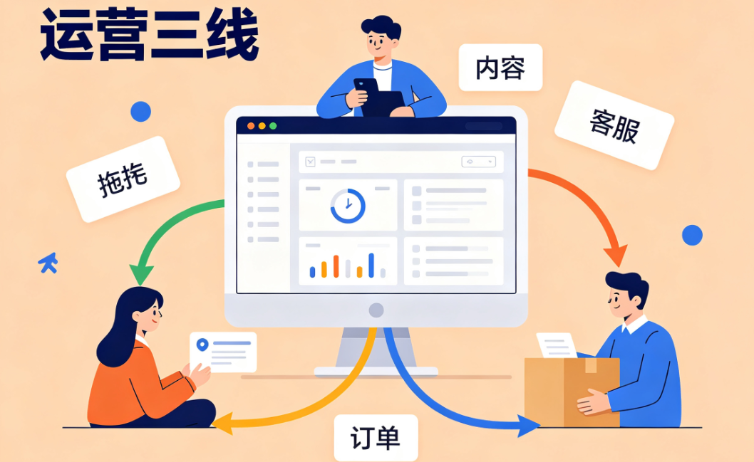 TikTok Shop 多人运营：内容、客服、订单三条线怎么分工配合不出事（2026 实操）