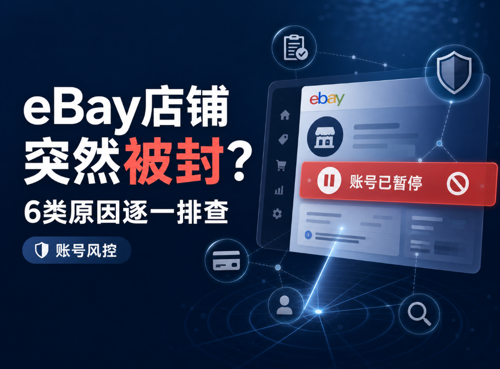 eBay 店铺突然被封，是不是关联了？6 种常见原因与逐一排查方案