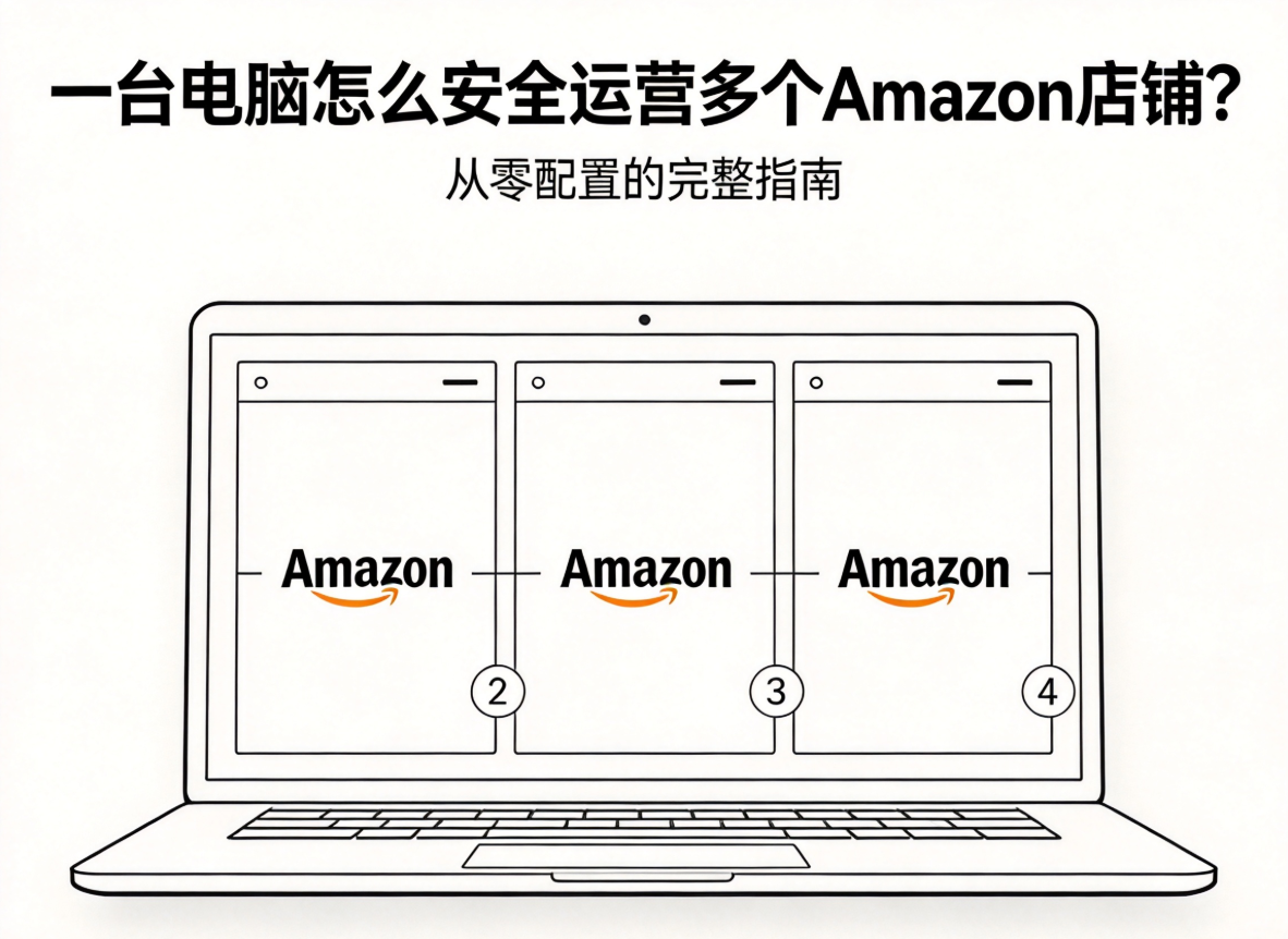 一台电脑怎么安全运营多个Amazon店铺？从零配置的完整指南